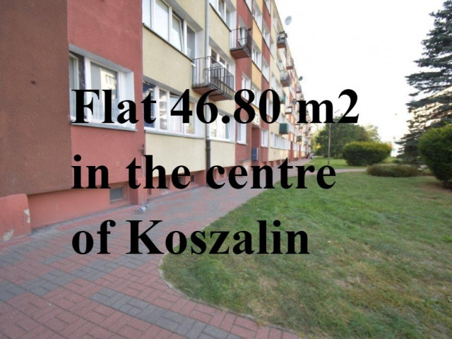 For sale flat Koszalin centrum 56.000 euro