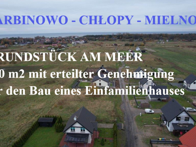 Chłopy Polska GRUNDSTÜCK AM MEER  680 m2.