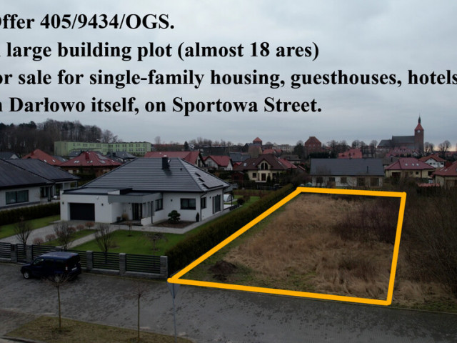 Darłowo - large building plot for sale