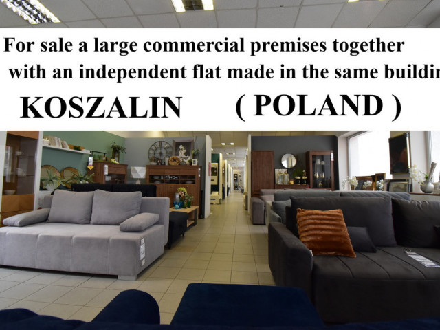 Koszalin large premises together with an flat